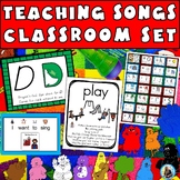 Classroom Learning Songs Lyrics Back to School Kindergarte