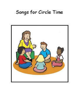 Preview of Songs for Circle Time Book