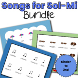 Songs for Sol Mi - Steady Beat, Rhythm and Solfege Music Charts