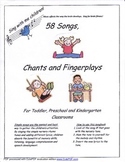 Songs for Toddler, Preschool and Kindergarten Classrooms