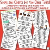 Songs for the Class Team | Morning Meeting Team Community 