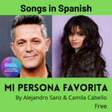 Songs in Spanish: Mi Persona Favorita FREE