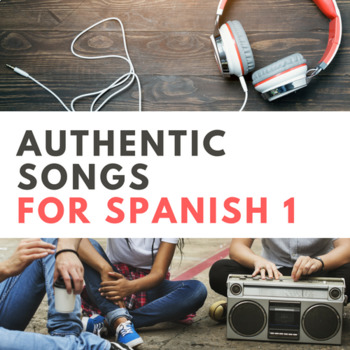 Preview of Songs in Spanish: Spanish 1 Activities and Lyrics