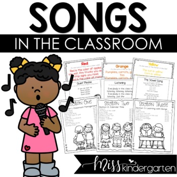 Preview of Classroom Management Transition Songs & Calendar Time Songs
