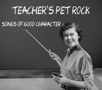 Preview of Songs of Good Character MP3s by Teacher's Pet Rock