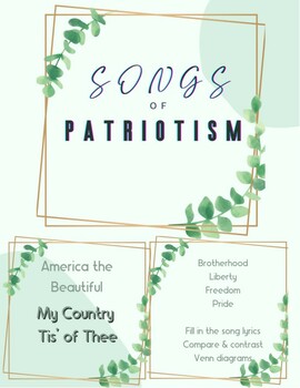 Preview of Songs of Patriotism