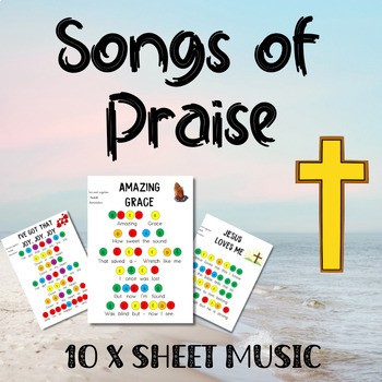 Preview of Songs of Praise - Christian Handbells Sheet Music Bundle