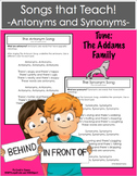 Songs that Teach! Antonyms and Synonyms