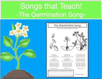 Preview of Songs that Teach! The Germination Song