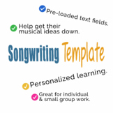 Songwriting Template for Tweens and Teens