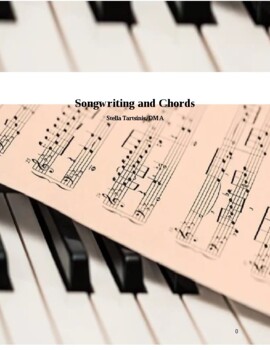 Preview of Songwriting and Chords - Lessons/ Activities