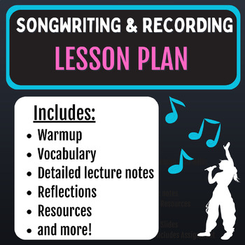 Preview of Songwriting and Recording [Music Production Lesson Plan]