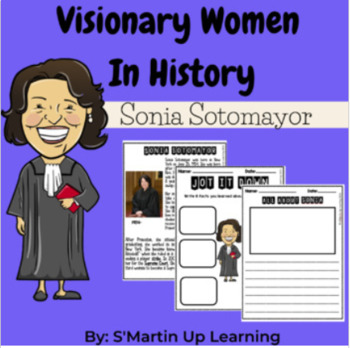 Preview of Sonia Sotomayor - Women's History Month Activities