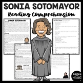 Sonia Sotomayor Biography Hispanic Heritage Reading Compre