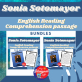 Sonia Sotomayor - English Biography Activity Bundle - Wome