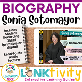 Sonia Sotomayor LINKtivity® (Digital Biography Activity | 