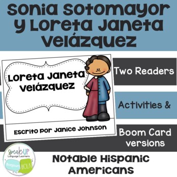 Preview of Sonia Sotomayor & Velázquez Hispanic Heritage Readers & Boom Audio | Spanish