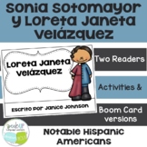 Sonia Sotomayor & Velázquez Hispanic Heritage Readers & Bo