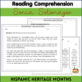 Sonia Sotomayor Reading Comprehension Biography Famouns Hi
