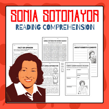 Preview of Sonia Sotomayor - Reading Comprehension | Women's History Month Activities