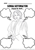 Sonia Sotomayor Spanish Adjective Worksheet