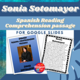 Sonia Sotomayor - Spanish Biography Activity Google Slides