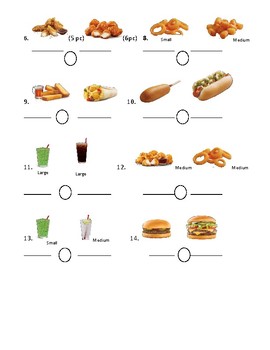 Sonic Menu Math by Lifeskills Connections With Dr Candace