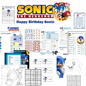 Sonic The Hedgehog 2 Activity Pack