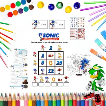 Hyper Sonic Math !,! Free Activities online for kids in 4th grade