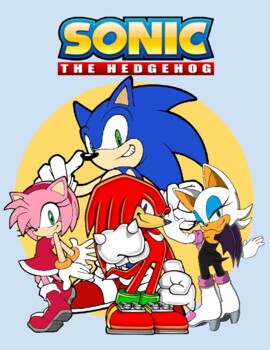 Preview of Sonic the Hedge Hog 105 Coloring Pages