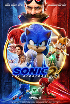 SONIC THE HEDGEHOG 1 & 2 Bundle Movie Guide Questions and Activities