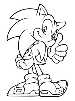 Sonic - Sonic the Hedgehog 2 Coloring Pages - Sonic The Hedgehog