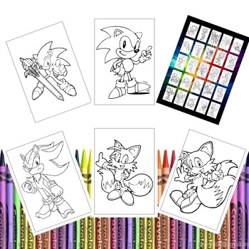 100+] Sonic The Hedgehog Coloring Pictures