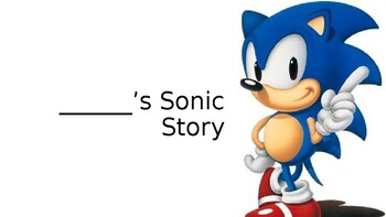 Preview of Sonic the Hedgehog Social Story about Behaviors and Calming Down