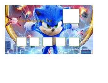 Preview of Sonic the Hedgehog Token Board (5, 10, and 15 tokens)