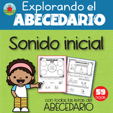 Sonido inicial con el Abecedario / Spanish Alphabet Initial Sound