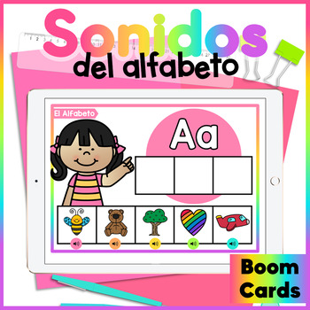 Preview of Sonidos del Alfabeto - Boom Cards