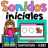 Sonidos iniciales DIGITAL Slides Beginning Sounds in Spanish