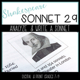 Shakespeare's Sonnet 29 Literary Analysis Creative Writing