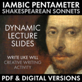 Shakespearean Sonnet, Iambic Pentameter + Creative Writing, PDF & Google Drive