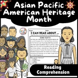Sono Osato Reading Comprehension / Asian Pacific American 