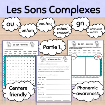 Preview of Sons Complexes - French Phonological Awareness & Centres - Part 1