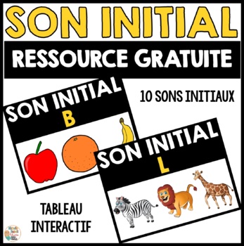 Preview of Sons initiaux - GRATUIT - en français