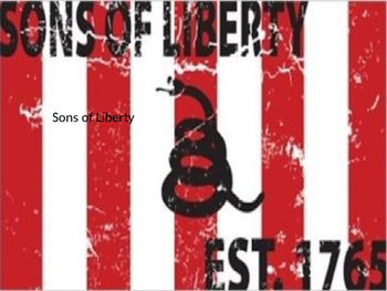 Preview of Sons of Liberty - Power Point Full History Facts Information Pictures Sam Adams