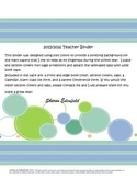 Soothing Colors Teacher Binder