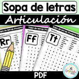 Sopa de Letras de ARTICULACIÓN / ARTICULATION Spanish Word