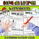 Sopa de Letras de NAVIDAD / Christmas Spanish Word Search 