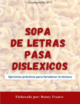 Preview of Sopa de Letras para Disléxicos