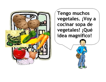 Preview of "Sopa de Vegetales" Original Story in Spanish