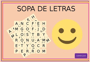 Sopa de letras by El Bazar de Luna | TPT